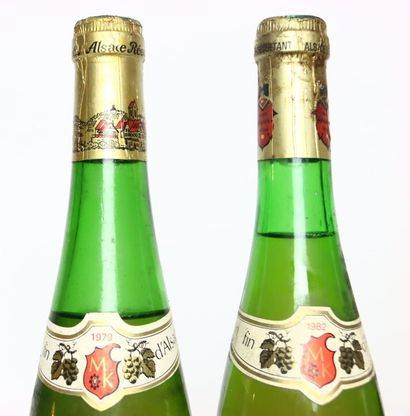 null 1 bouteille de RIESLING blanc 1979, MULLER-KOEBERLE. Niveau : 6 cm sous la capsule.
3...