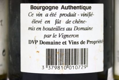 null 3 bouteilles de CHASSAGNE-MONTRACHET CLOS PITOI 1er CRU blanc 2000, DOMAINE...
