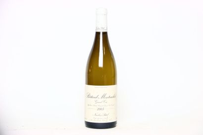 1 bottle of white BÂTARD-MONTRACHET 2005,...