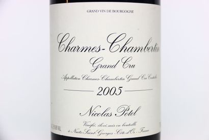 null 1 bottle of CHARMES-CHAMBERTIN red 2005, NICOLAS POTEL.
