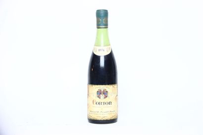 null 1 bouteille de CORTON rouge 1976, MAISON DOUDET-NAUDIN. Niveau : 4,5 cm sous...