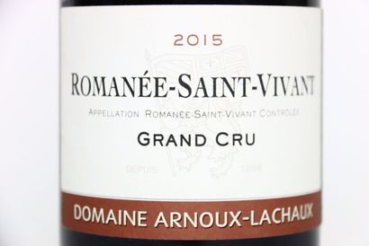 null 1 bottle of ROMANÉE-SAINT-VIVANT red 2015, DOMAINE ARNOUX-LACHAUX. 
