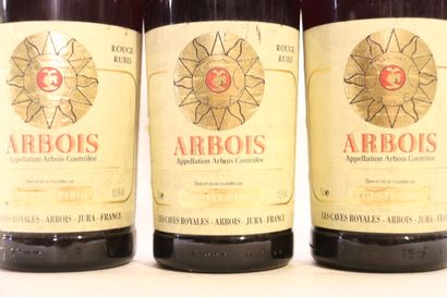 null 3 bottles of red ARBOIS 1993 AUGUSTE PIROU
