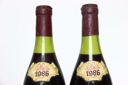 null 5 bouteilles de PERNAND-VERGELESSES rouge 1986, CAMILLE GIROUD.
