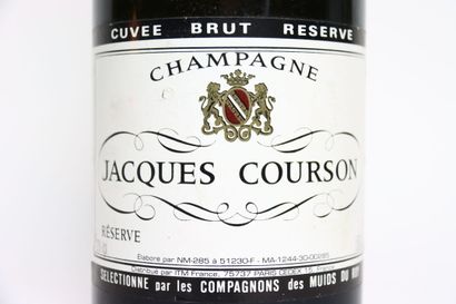 null 1 magnum of CHAMPAGNE BRUT blanc NM, JACQUES COURSON. 
