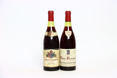 null 1 bottle of red GEVREY-CHAMBERTIN 1976, GÉRARD SEGUIN. Stained label. 
1 bottle...