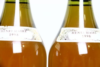 null 4 bottle of L'ÉTOILE white 1998, HENRI MAIRE. One label slightly torn. 
2 bottles...