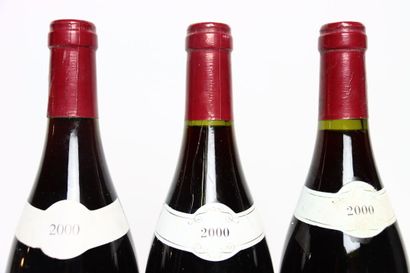 null 3 bottles of GEVREY-CHAMBERTIN 1ER CRU ESTOURNELLES SAINT-JACQUES red 2000,...