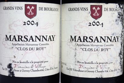 null 2 bottles of MARSANNAY red 2004, D.B VITICULTEUR - DOMAINES & VILLAGES. Slightly...