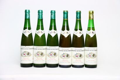 3 bottles of RIESLING blanc1985, DOMAINES...