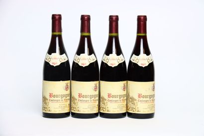 4 bouteilles de BOURGOGNE rouge 1996, MICHEL...
