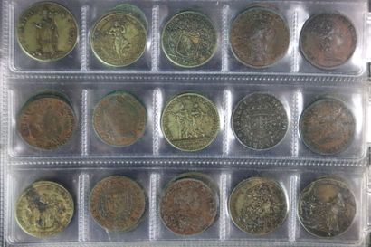 null Miscellaneous. Binder Of About 200 Various Medals And Tokens. Mainly Brass And...