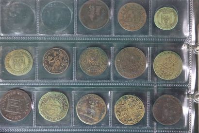 null Miscellaneous. Binder Of About 200 Various Medals And Tokens. Mainly Brass And...