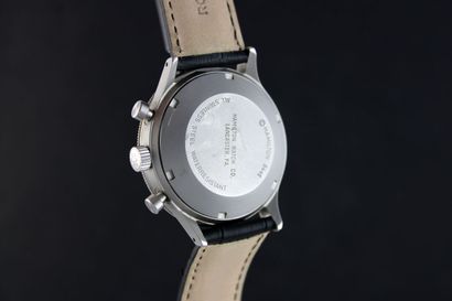null HAMILTON pour L.L.Bean Lancaster réf.9446
Montre bracelet chronographe en acier....