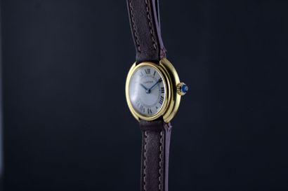 null CARTIER Ellipse réf. 6708
Montre bracelet de dame en or jaune 18k. Boitier rond...