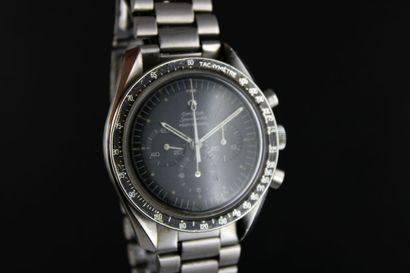 null OMEGA Speedmaster ref.105.012-65 circa 1965
Steel chronograph wristwatch. Round...