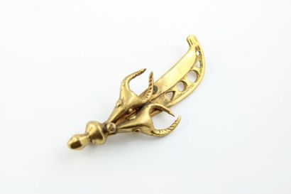 Line VAUTRIN (1913-1997)
Broche antilope
Bronze...