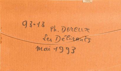 Philippe DEREUX (1918-2001) Les délirants

Technique mixte (épluchures, écorces et...