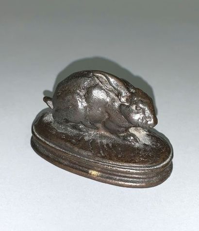 Lièvre, épreuve en bronze

XIXème siècle

H...