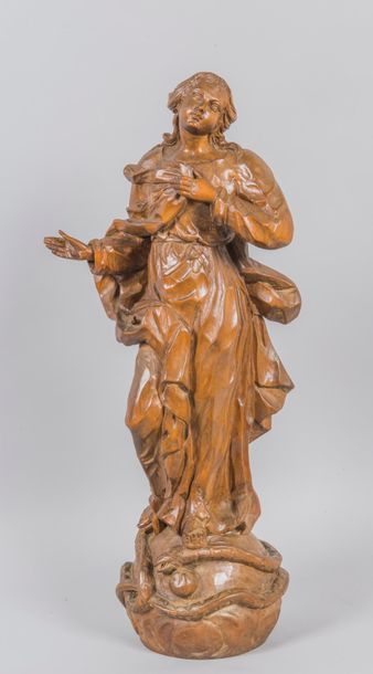 null Ecole du XVIIème siècle,

Eve

Sculpture en bois sculpté

H : 62 cm

(Accident...