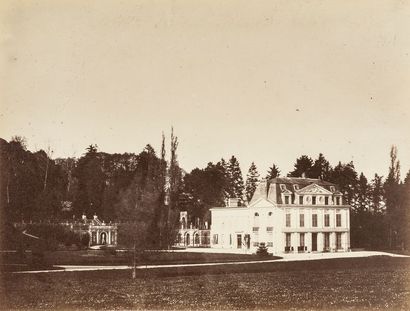 GEORGES DE LA PERSONNE Versailles, c. 1860.

Parc du château. Pont du Petit Trianon.

Deux...