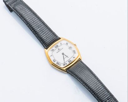 JAEGER-LeCOULTRE Montre classique en or jaune 18 carats (750 millièmes), le boîtier...