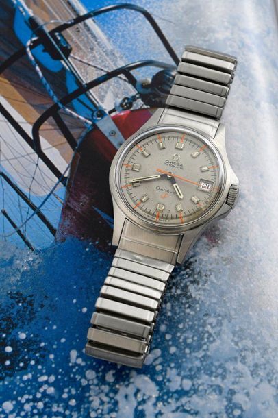 OMEGA OMEGA (Genève Diver Amirauté Automatic - Grey réf. 166.038), vers 1968 

Montre...