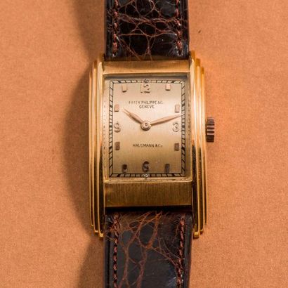 PATEK PHILIPPE PATEK PHILIPPE (For Hausmann & Co in Rome / Driver curvex - rose gold...