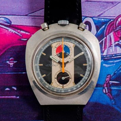 LEMANIA LEMANIA (CHRONOGRAPHE PILOTE / BULLHEAD REF. 9601), circa 1970

Pilot's chronograph...