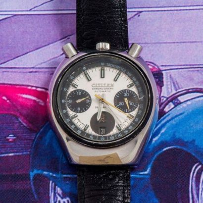 CITIZEN CITIZEN (CHRONOGRAPHE DRIVER / PANDA REF. GN-4-S / 67-9011), circa 1971

Original...