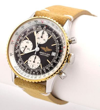 BREITLING BREITLING (Old Navitimer Chronograph - Gold & Steel Ref. 81610), circa...