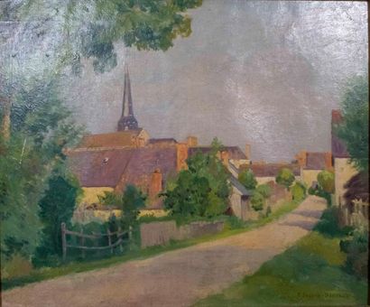 null Paul SEGUIN BERTAULT (1869-1964),

Village de morson

Huile sur toile signée...