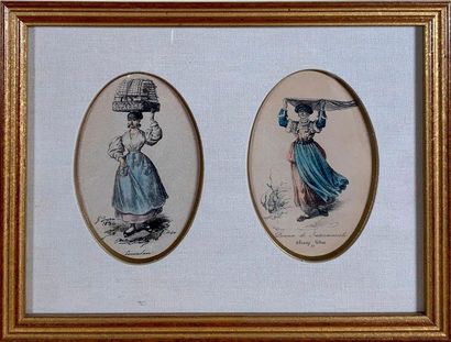 null Pair of coloured engravings representing young women 


11 x 7 cm at sight each...