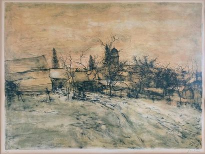 Bernard GANTNER (1928-2018), Landscape 


Lithograph numbered 2/120 lower left and...