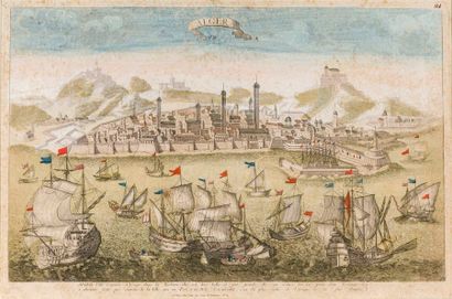 null Port of Algiers 

Raised Engraving 

35 x 53 cm at sight 