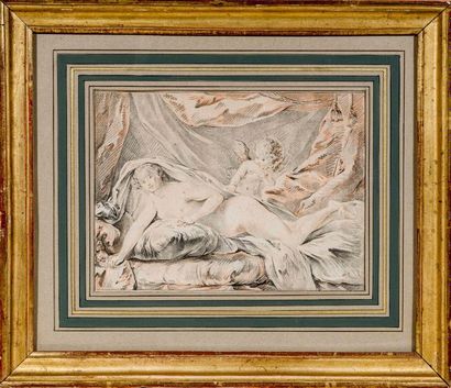 Louis-Marin BONNET (1743 – 1793), d’après François BOUCHER Venus and love 

Engraving...