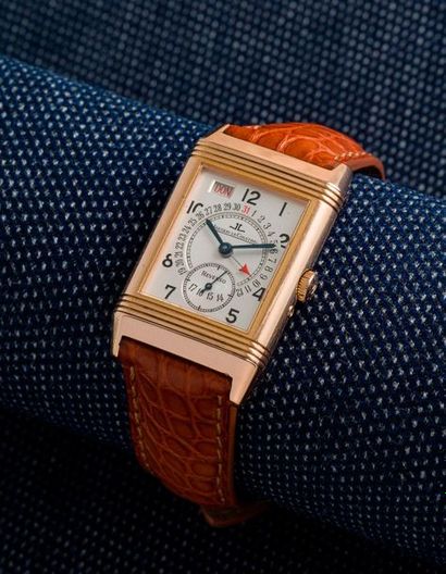 JAEGER-LeCOULTRE Reverso Grande Taille – Day / Date - Or Rose réf. 270.240.362B,...
