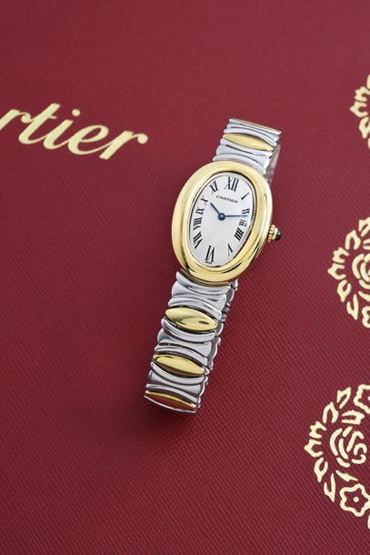 CARTIER CARTIER (BAIGNOIRE OR JAUNE / LADY - CASQUE D'OR réf. 3168), vers 1992

Mythique...