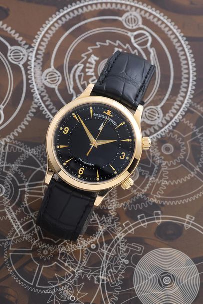 JAEGER-LECOULTRE JAEGER-LeCOULTRE (MASTER MEMOVOX / MECANIQUE - BLACK / OR ROSE réf....