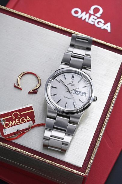 OMEGA OMEGA (Genève Sport Automatic Grey - Day Date réf. 166.0174), vers 1975

Montre...