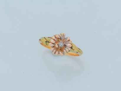 null Louis CARPENTIER

Art nouveau period ring, in 18 carat yellow gold (750 thousandths)...