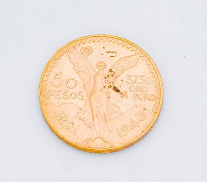 null 1 Pièce de 50 pesos or Mexicain 1821-1945

Poids : 41,6 g