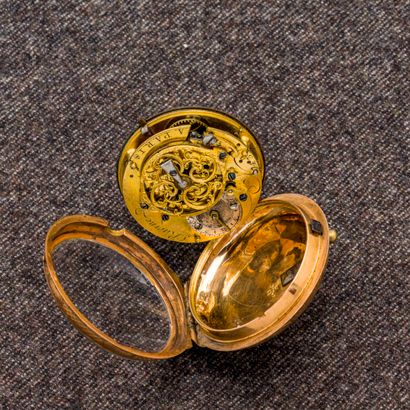 RACINE à Paris, début du XIXème siècle 

Montre de poche en or jaune 18 carats (750...