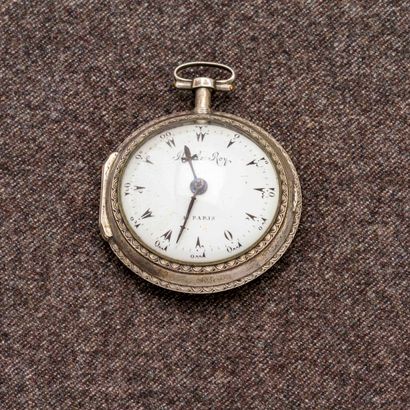 LEROY à Paris, nineteenth century 

Pocket watch for the Ottoman market made of silver...