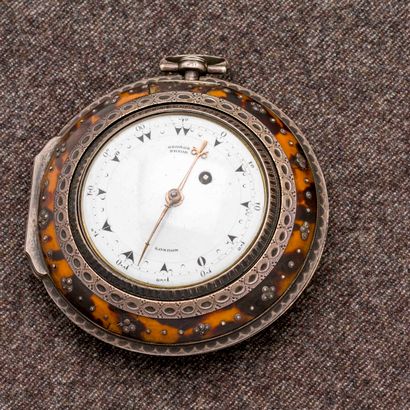 GEORGE PRIOR London, XVIIIème siècle 

Importante montre de poche en argent (800...