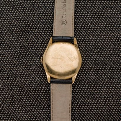 CYMA - Cymaflex, vers 1960 Montre bracelet en or jaune 18 carats (750 millièmes)....