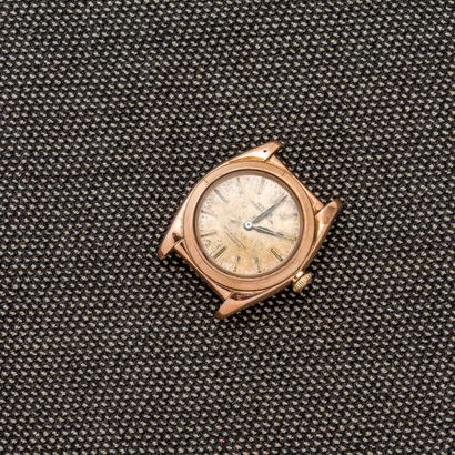 ROLEX - OYSTER PERPETUAL Copper-plated steel watch case with screwed back signed...