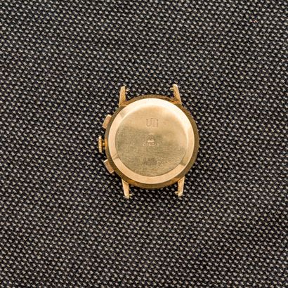 EXACTA Boitier de montre chronographe en or jaune 18 carats (750 millièmes) à fond...
