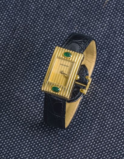 BOUCHERON REFLET LADY, Vers 1995

Élégante montre de dame en or jaune 18 carats (750...