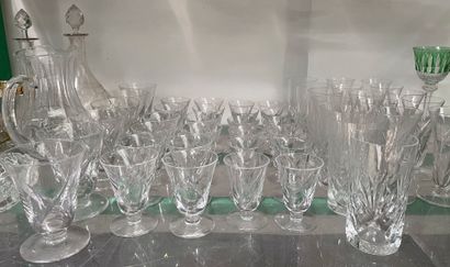 null SAINT LOUIS

Partie de service en cristal comprenant 6 verres à eau, 12 verres...